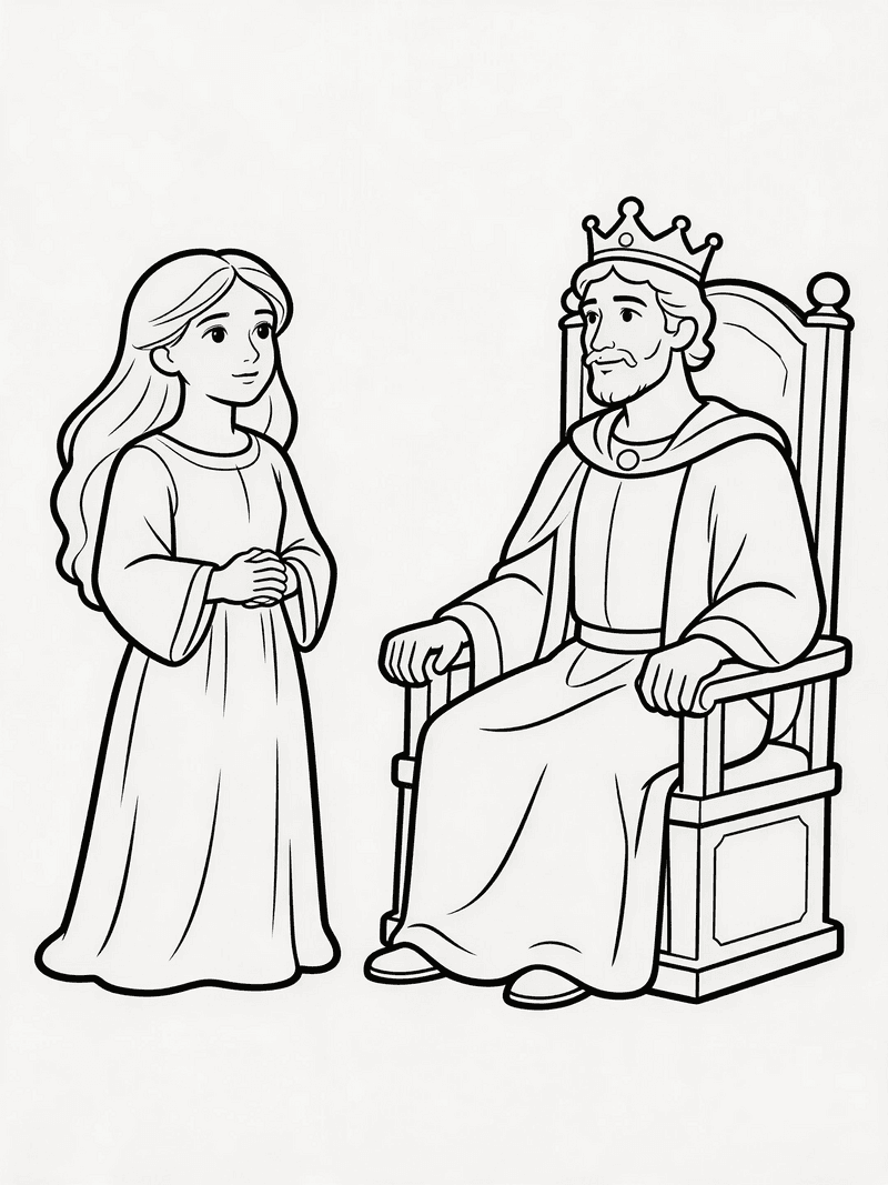 Esther before the king